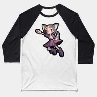 Husky Cosplay Girl Baseball T-Shirt